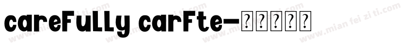 carefully carfte字体转换